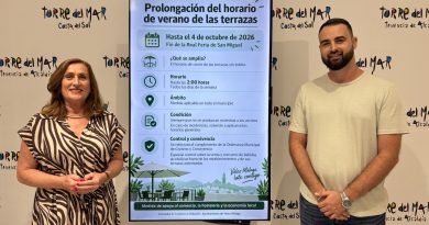 Comercio e Industria amplía hasta el 4 de octubre el horario de las terrazas de hostelería de Vélez-Málaga