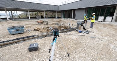 Las obras del nuevo parque de bomberos de Rincón de la Victoria se encuentran a casi el 80% de ejecución Las obras del nuevo parque de bomberos de Rincón de la Victoria se encuentran a casi el 80% de ejecución