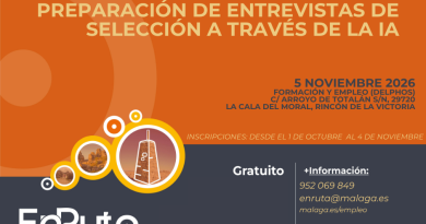 Rincón de la Victoria acoge un taller gratuito para aprender a preparar entrevistas de selección de empleo con Inteligencia Artificial